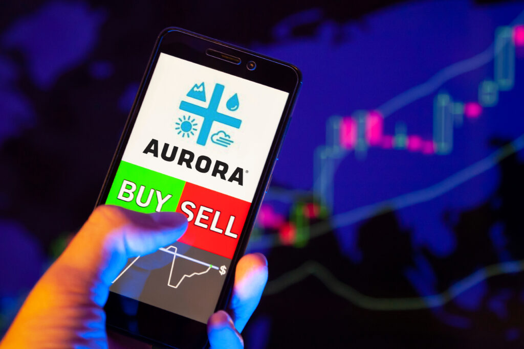 aurora cannabis stock