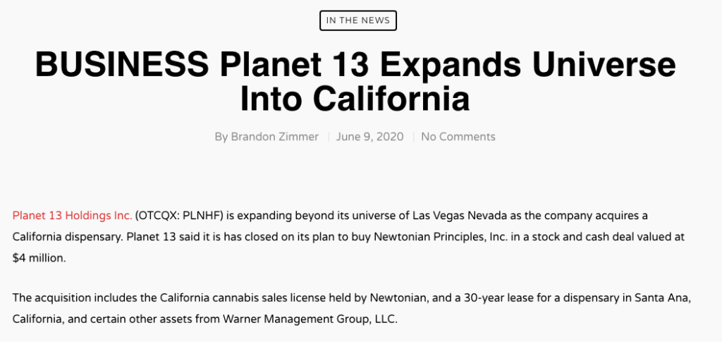 Planet 13 Stock Predictions 2025