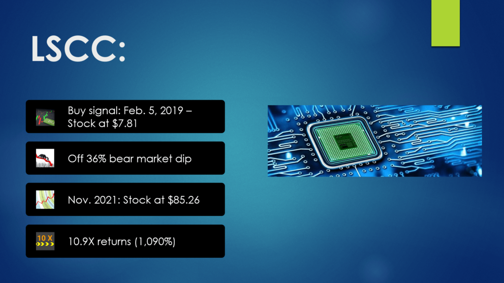 Lattice Semiconductor 10X returns