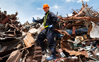Steelmaker Also Recycles & Sells Metal Scrap (Smart Play on Conservation Trend)
