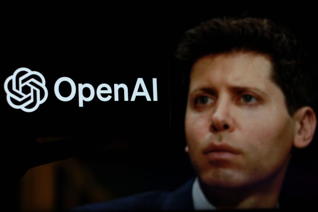 Picture of Sam Altman and OpenAI